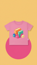 Youth T-Shirt In Rainbow Print